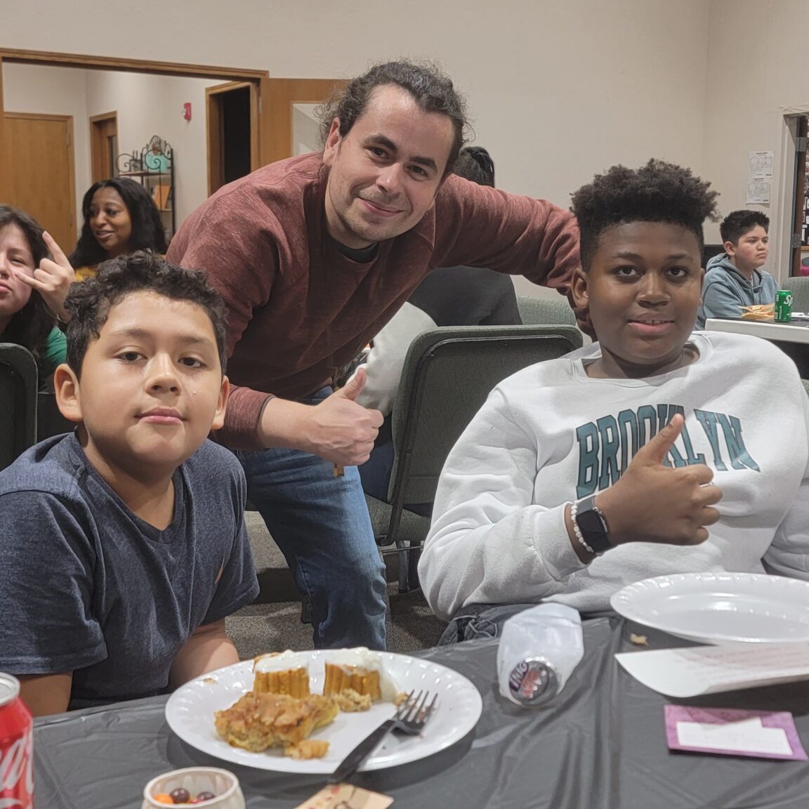 Christian and friends Christian and friends